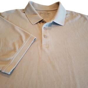 5.11 Tactical Men's Professional Polo Shirt XL Tan Short Sleeve Pen Pocket